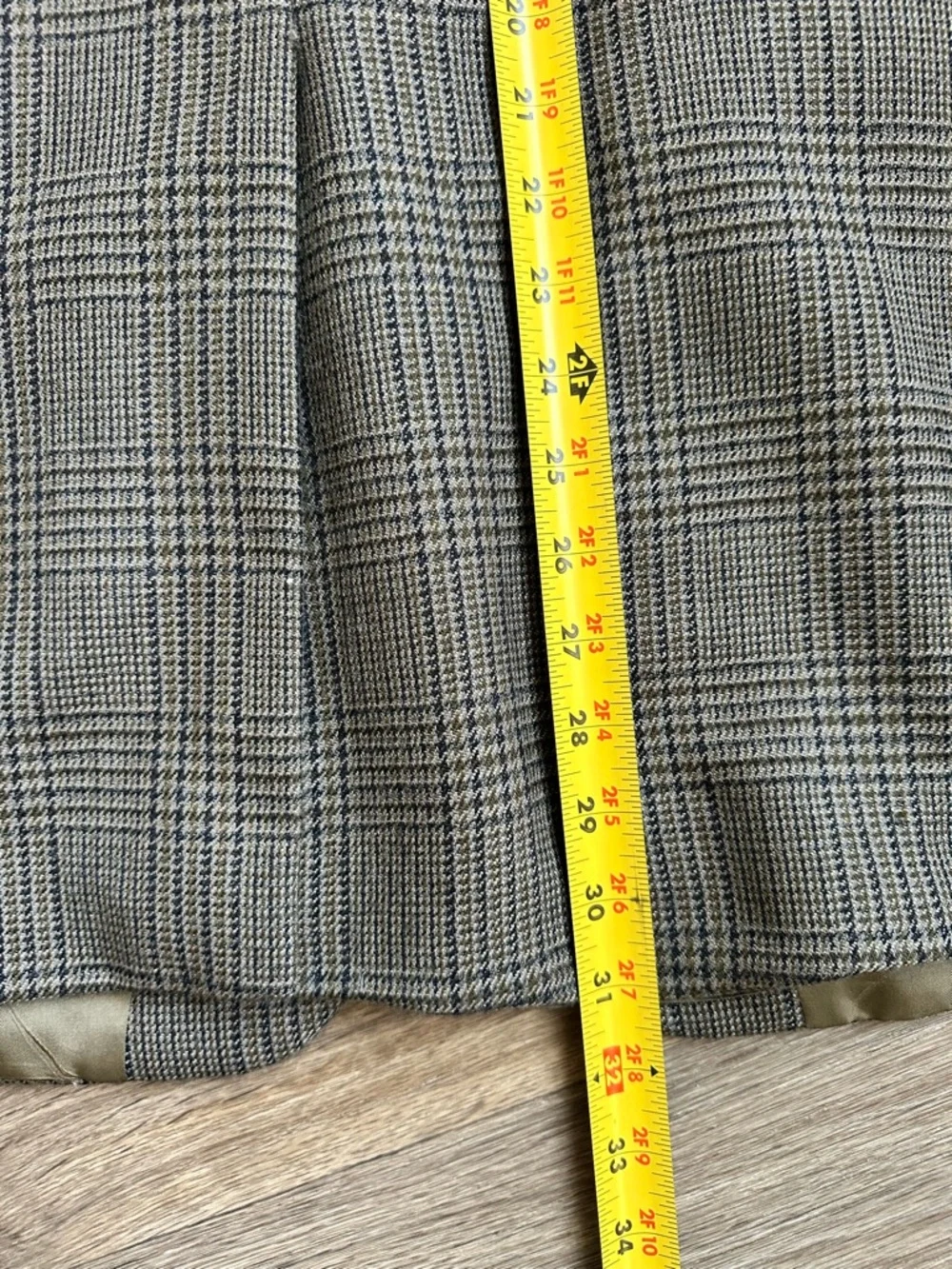 Meeting‎ Street Men’s Plaid Blazer Glen Check 2 Button Sport Coat Classic Fit